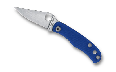 Spyderco Bug G-10 1.27" Blue Folding Knife