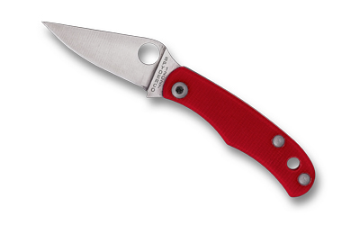 Spyderco BUG G-10 1.27" RED Folding Knife