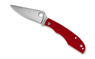Spyderco Grasshopper G-10 2.3" Red Folding Knife