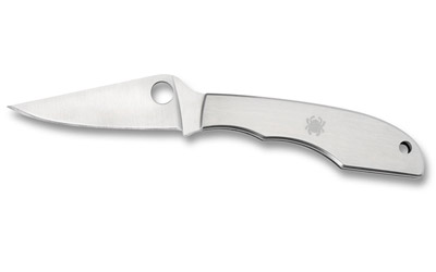 Spyderco Grasshopper Stnls Plain Folding Knife