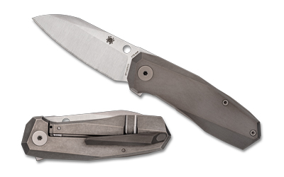 Spyderco Techno 3 Titanium Gray Folding Knife