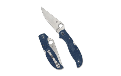 Spyderco Stretch 2 Xl Ltwt 3.99" Blue Folding Knife