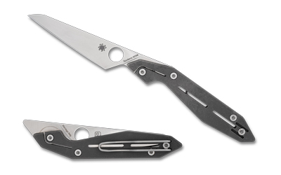 Spyderco NAND Stainless 3.19" SILVER Folding Knife