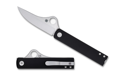 Spyderco ESSENZA Aluminum 3.19" BLACK Folding Knife