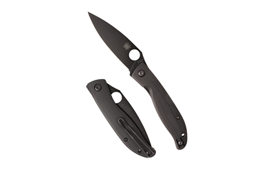Spyderco MANTRA 4 G-10 3.34" Black Folding Knife