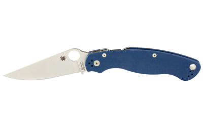 Spyderco Military 2 G-10 4" Blue Folding Knife