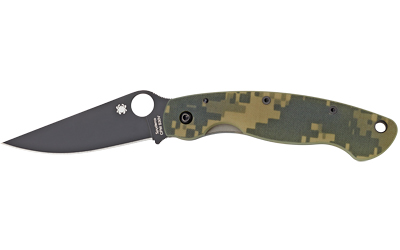 Spyderco Military Model G-10 Camo Folding Knife