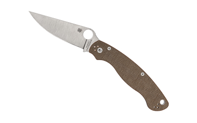 Spyderco Military 2 Cpm Brn Canvas Folding Knife