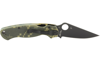 Spyderco Para Military2 Camo G10 Pln Folding Knife Spyderco Para Military2 Camo G10 Pln Folding Knife
