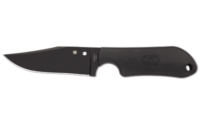 Spyderco Street Beat Lw Black W/sth Fixed Blade Knife