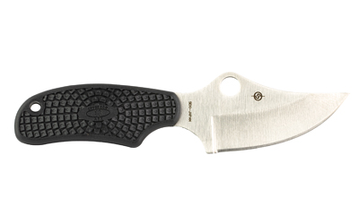 Spyderco Ark Ltwt 2.56" Black W/sheath Fixed Blade Knife Spyderco Ark Ltwt 2.56" Black W/sheath Fixed Blade Knife