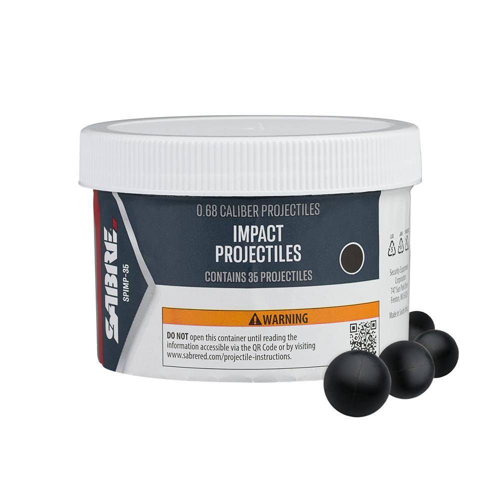 Security Equipment Corporation Sabre Impact 0.68 Caliber Projectile - 35 count Jar