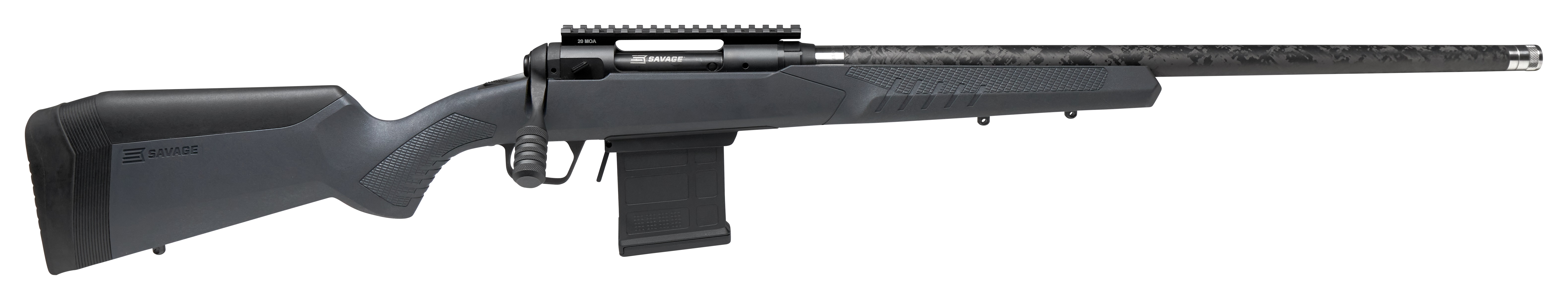 Savage Arms Savge 110CarbnTactical 6.5 PRC StainStl CarbnBrl Acustock/Fit/Trigg AICSMAG