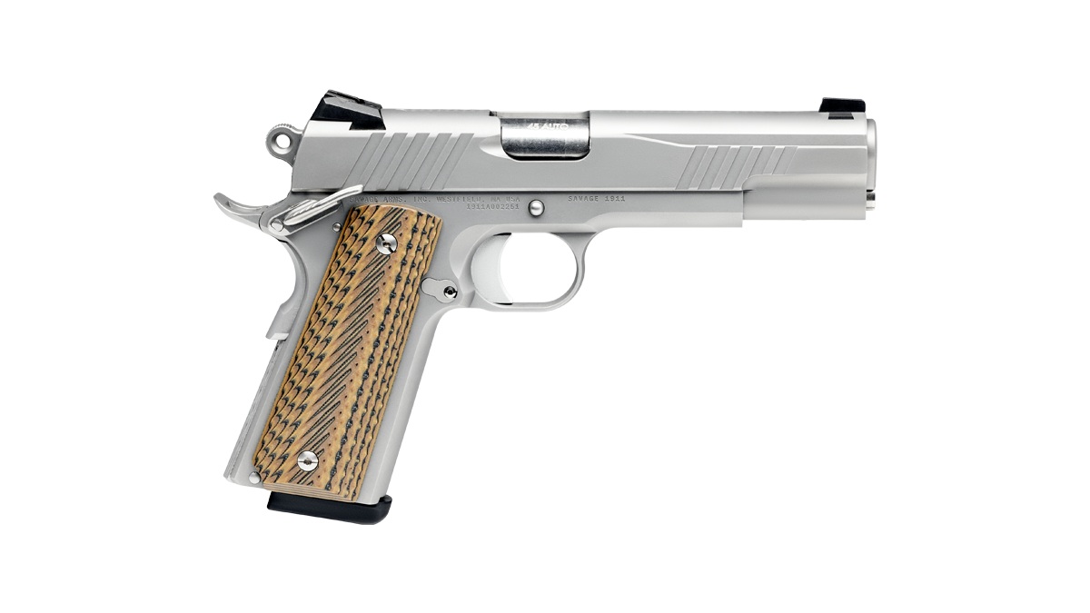 Savage Arms Savage 1911 Gov't Style Handgun 9mm Luger 10rd Magazines (2) 5" Barrel Stainless Steel