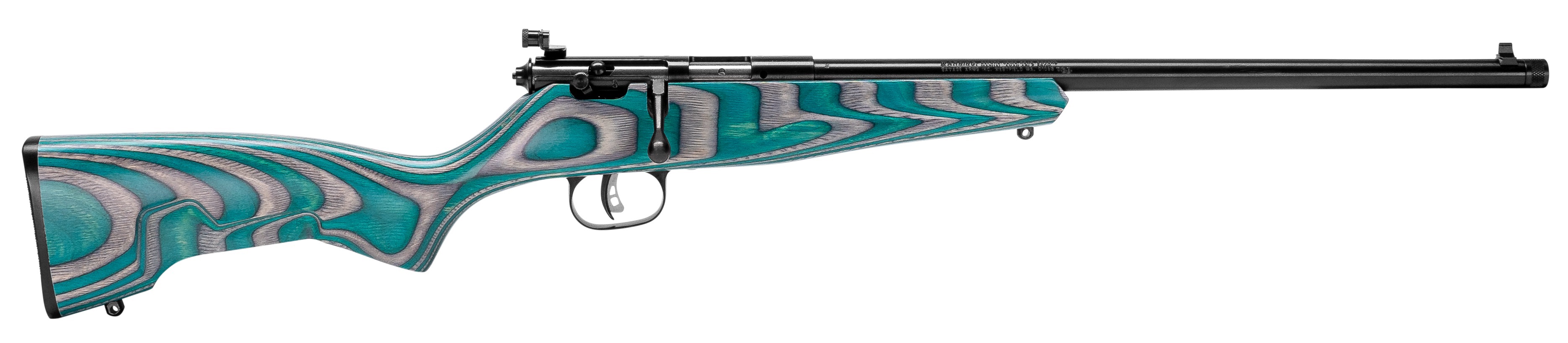 Savage Arms Savage Rascal Minimalist Rifle 22 LR Single Shot 16.13" Barrel Teal/Grey