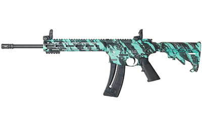 Smith & Wesson Inc. S&W M&P15-22 Sport Robin's Egg Blue Platinum Finish Rifle .22LR 25rd Magazine