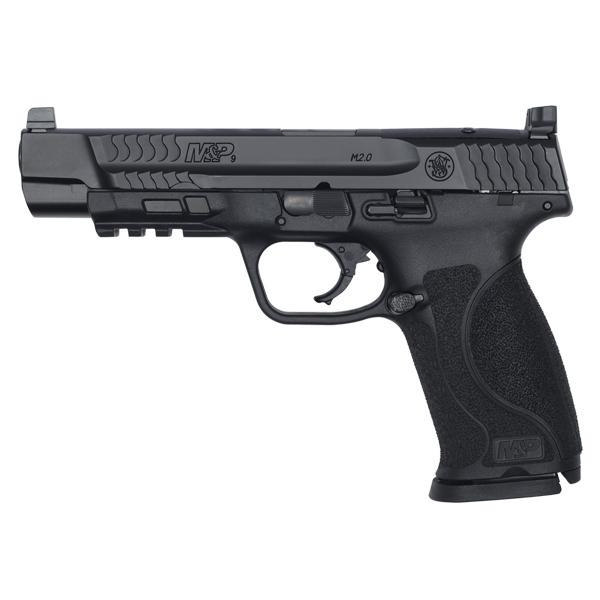Smith & Wesson Inc. S&W LE M&P9 M2.0 Handgun 9mm Luger 17rd Magazine 5" Barrel Optic Ready No Thumb
