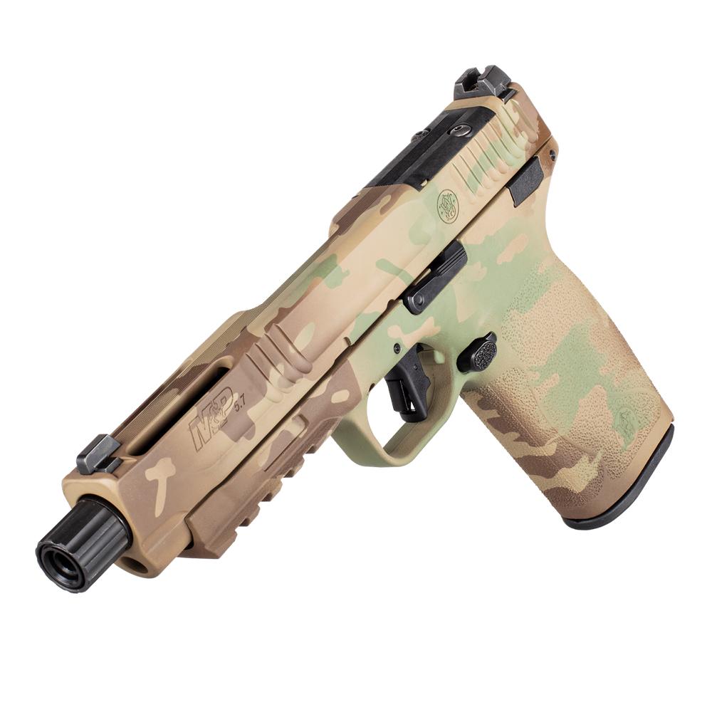 Smith & Wesson M&P 5.7 OR Handgun 5.7x28mm 22rd 5" Threaded Barrel Multicam Smith & Wesson M&P 5.7 OR Handgun 5.7x28mm 22rd 5" Threaded Barrel Multicam