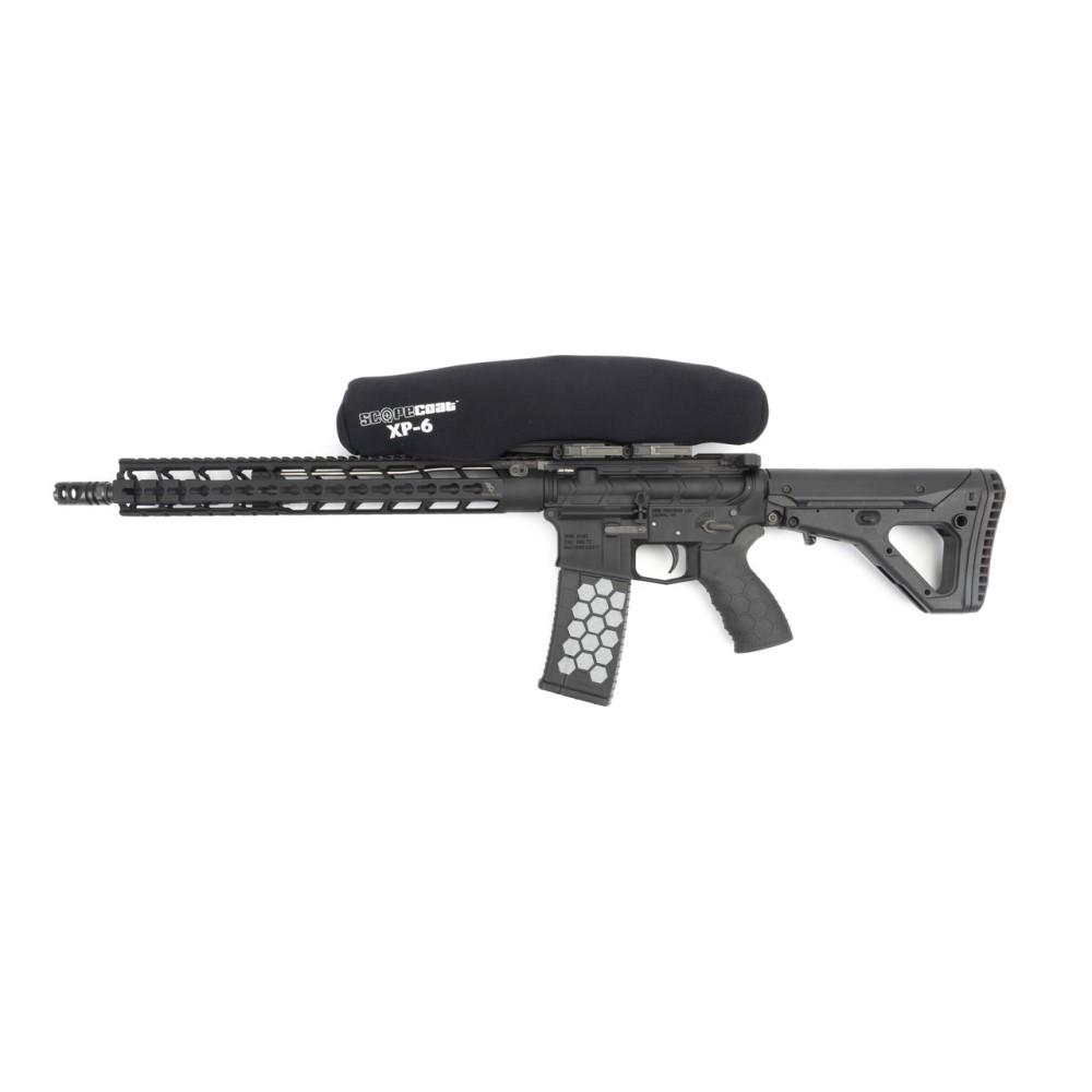Sentry Products Group DBA Scopecoat Scopecoat XP-6 Extreme Rifle Scope Covers 6mm Large 12.5"x50mm Black