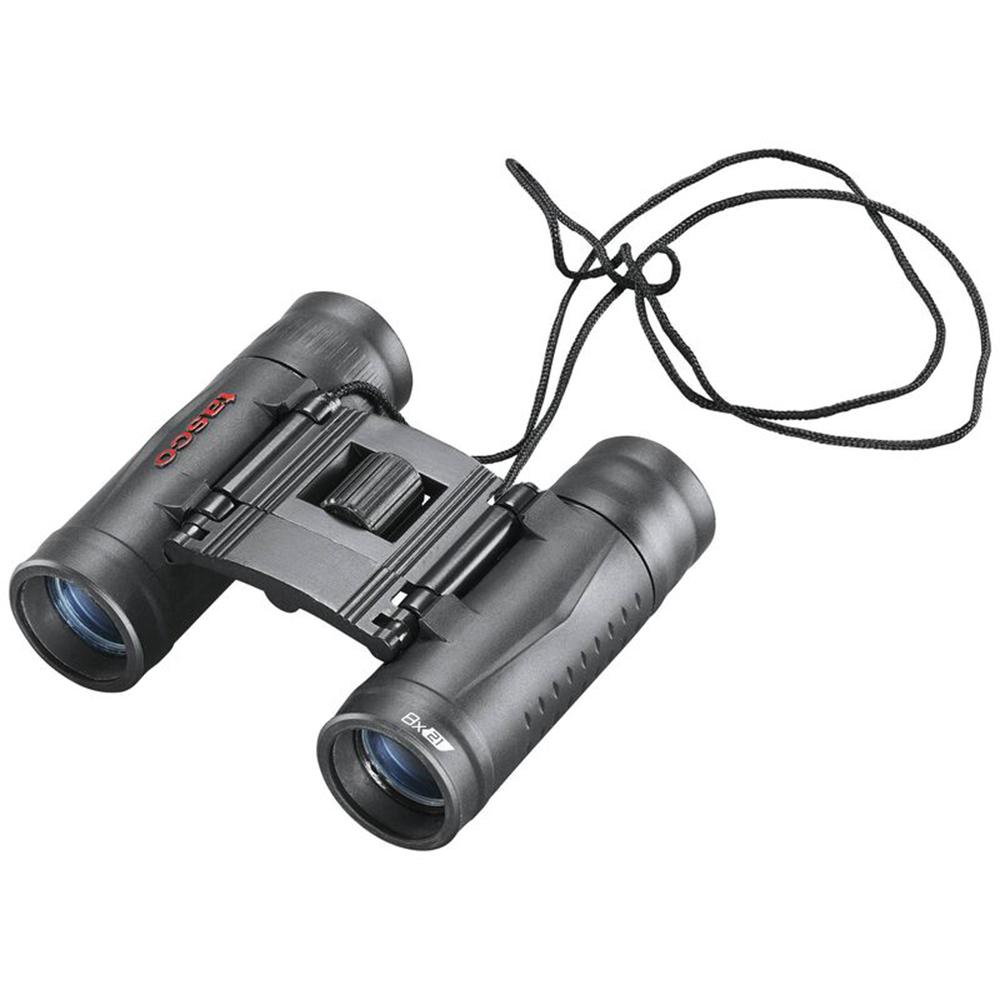 Tasco Essentials Roof Binocular 8x21mm Black Micro Compact 6L