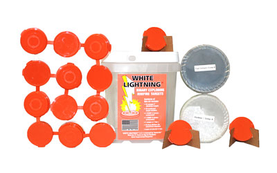 Tannerite White Lightning Rimfire Target Kit-15 targets & holders