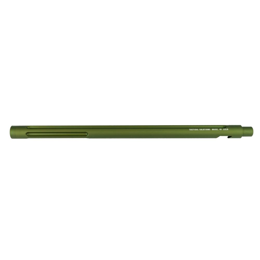Tactical Solutions Tactical X-Ring Barrel for 10/22 Rifles 1/2x28 Threaded Matte OD Green