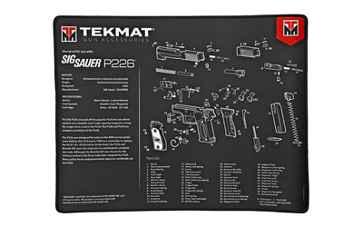 TekMat Ultra Pstl Mat Sig P226 Black