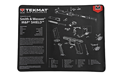 TekMat Ultra Pstl Mat S&w Shield Black
