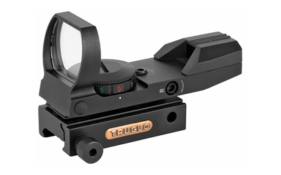 TRUGLO Dual Color Open Red Dot Sight 24x34mm 5 MOA Reticle Illuminated Black