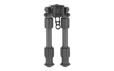 TRUGLO Tac-Pod Carbon Bipod 6"-9" Picatinny Mount Black