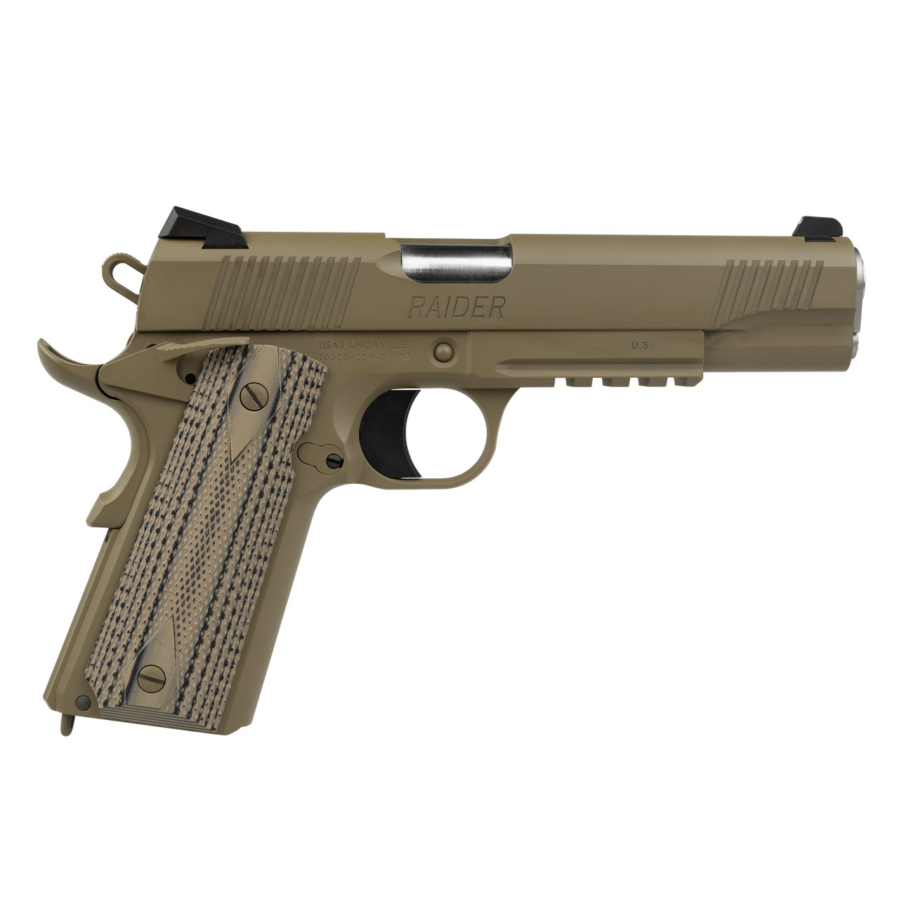 Tisas 1911 Dty Raider 45ACP 5" Rail Firearm