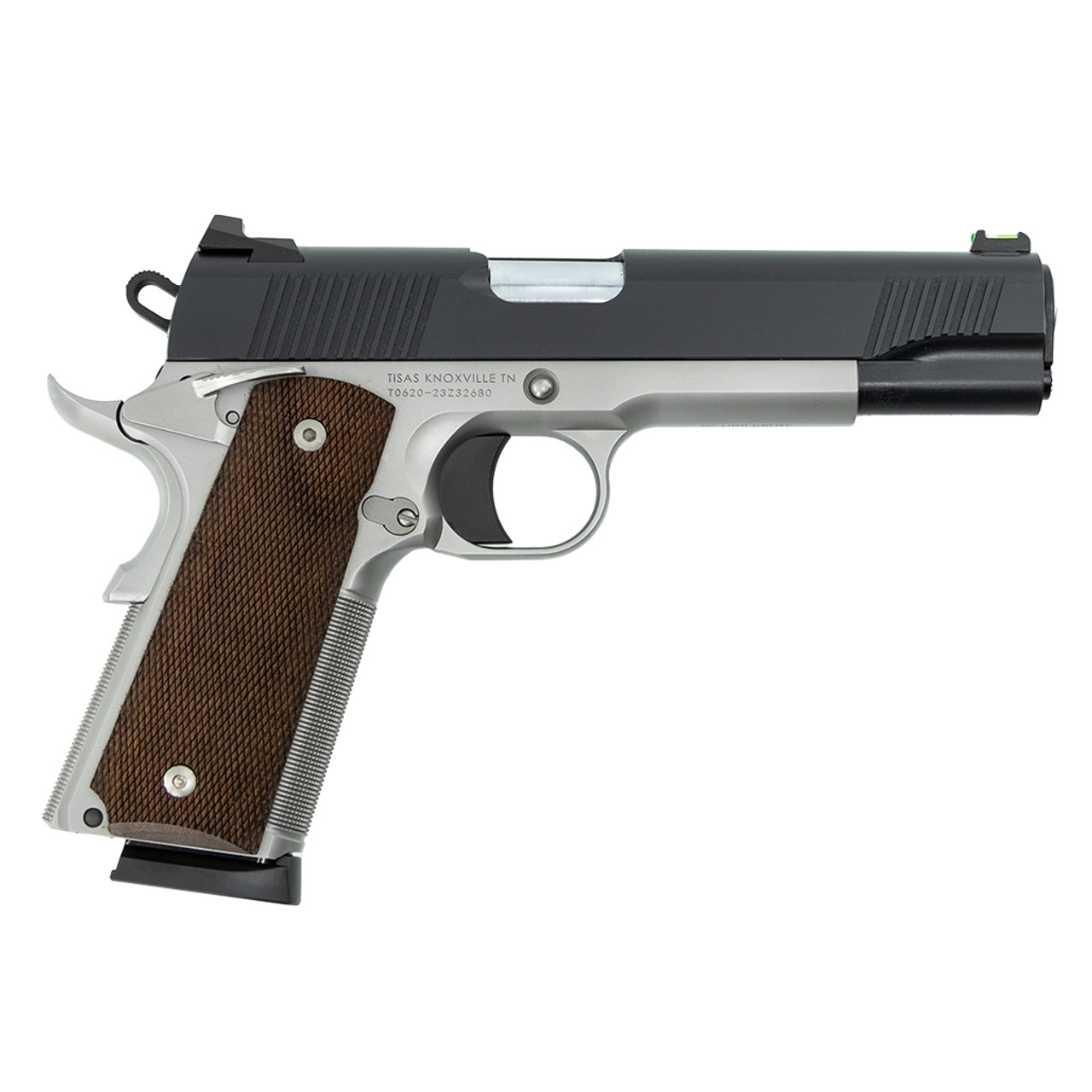 Tisas 1911 Duty Enhanced Two-Tone 45ACP 8Rd Magazine (2) 5" Barrel Stainless Frame