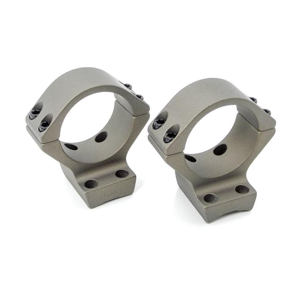 Talley Mounting Systems Talley Browning X-Bolt Scope Mounts 34mm High 20 MOA Long/Magnum Smoked Bronze