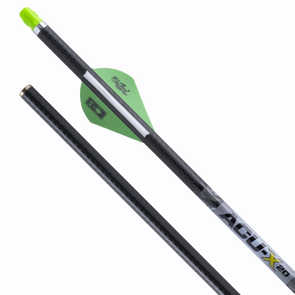 Tenpoint Crossbow Technologies Tenpoint ACU-X Premium Carbon Arrows for Rail-Less Forward Draw 20" .001" 6/ct
