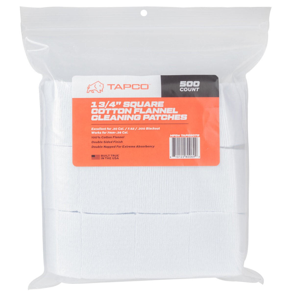 Tapco Square Patches 1.75" 500 Count Accessory-Cleaning