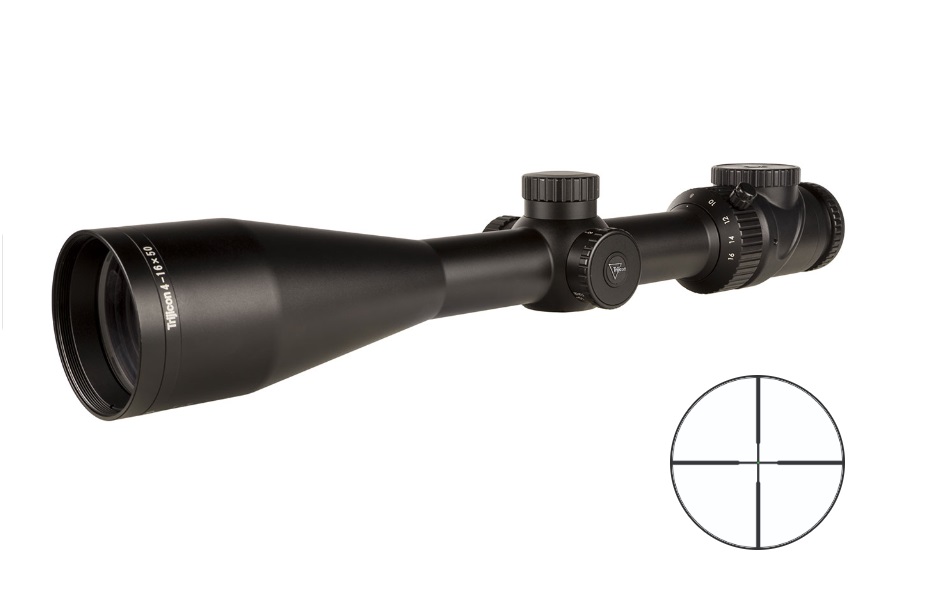 TrijiconInc. Trijicon AccuPoint 4-16x50 Riflescope SFP Standard Duplex Crosshair with Green Dot Black