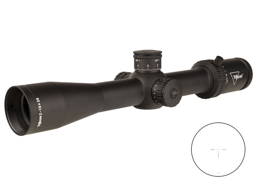 TrijiconInc.. Trijicon CREDO 2-10X36 FFP MRAD RED