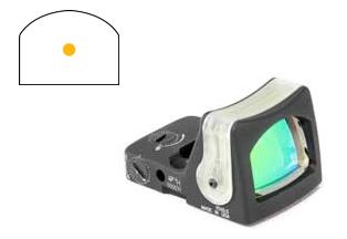 TrijiconInc. Trijicon RMR Dual Illuminated Sight - 9.0 MOA Amber Dot