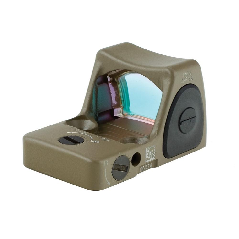 Trijicon RMR Type 2 Red Dot Sight 3.25 MOA Red Dot Illuminated FDE Trijicon RMR Type 2 Red Dot Sight 3.25 MOA Red Dot Illuminated FDE