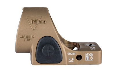 Trijicon SRO Sight Adjustable LED 2.5 MOA Green Dot Coyote Brown Anodized