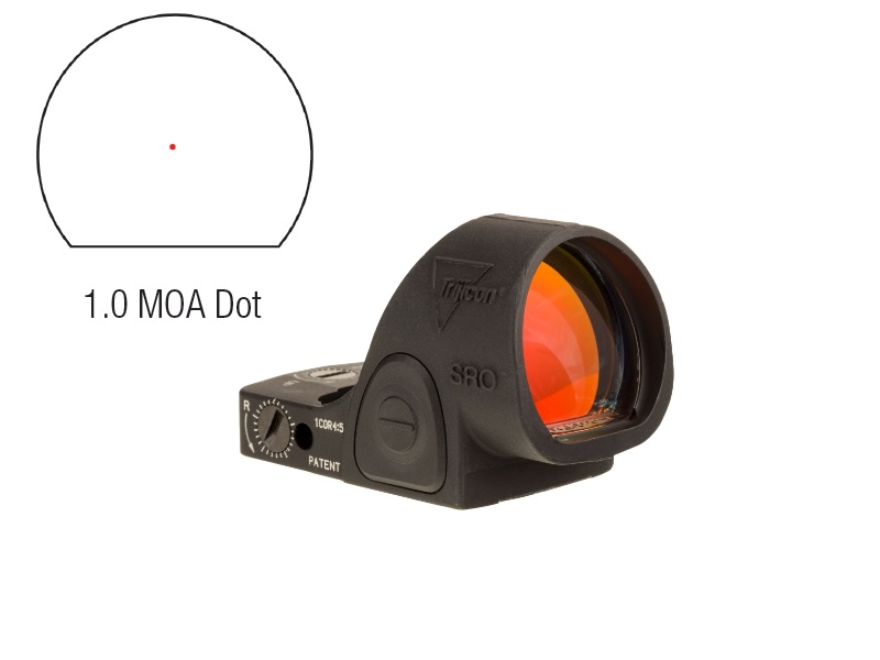 TrijiconInc. Trijicon SRO Red Dot Sight 1.0 MOA Red Dot Adjustable LED