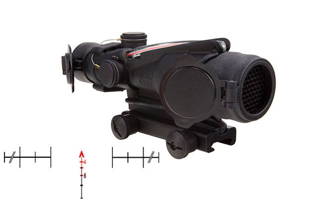 Trijicon Acog Rco 4x32 Red Chv M150 Rifle Scope