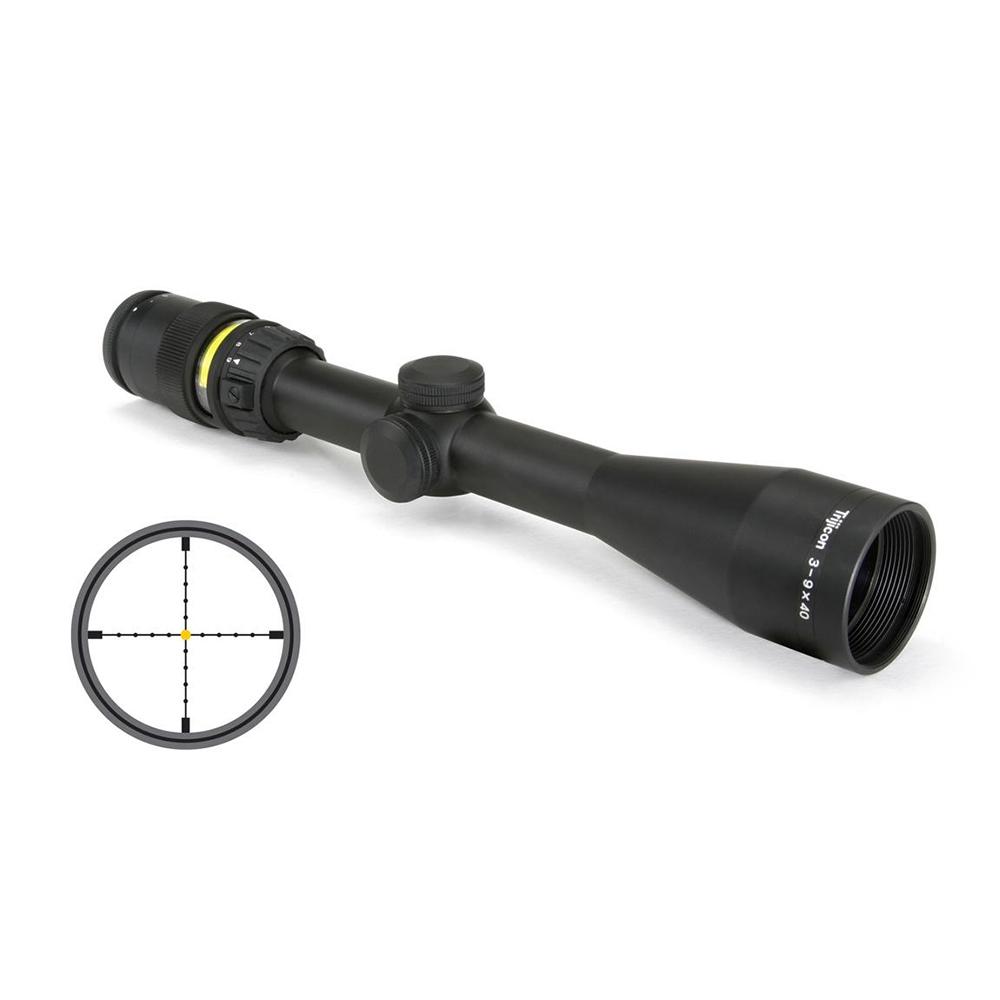 TrijiconInc. Trijicon Accupoint Rifle Scope 3-9x40mm Mil-Dot Crosshair w/Amber Dot Reticle 33.8-11.3'
