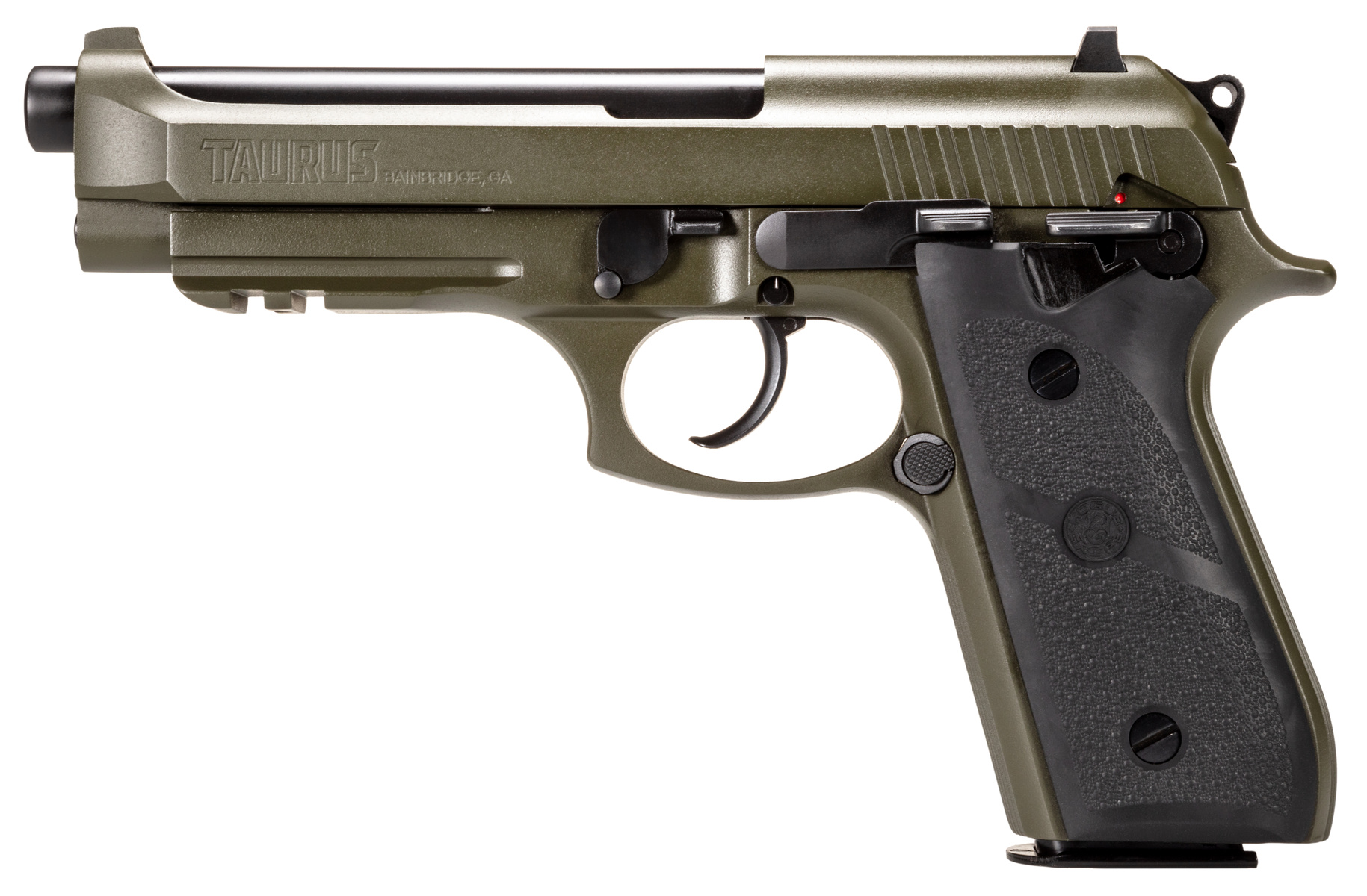 Taurus International Inc. Taurus Pt92 9mm Da OD Green Fs 17+1 Semi-Auto Pistol