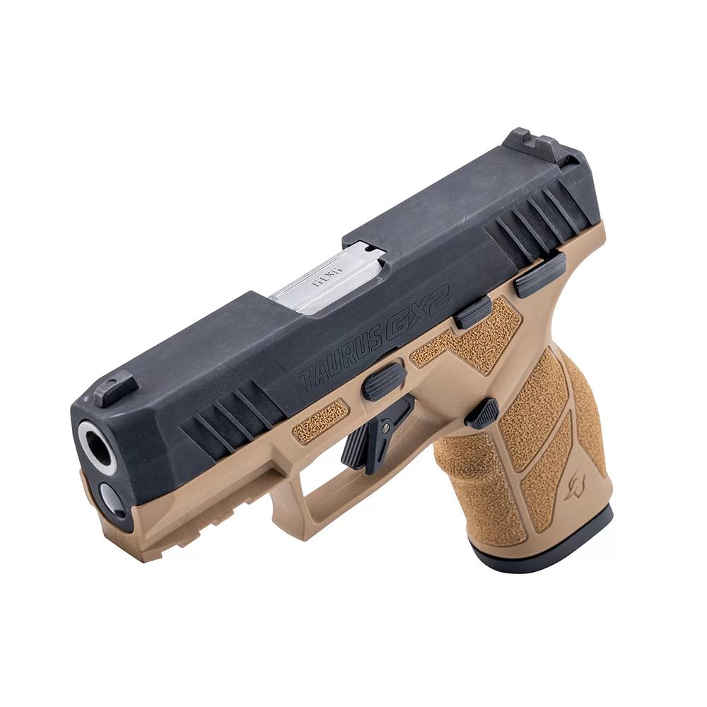 Taurus GX2 9MM Black/TAN 3.3" 10+1 Semi-Auto Pistol Taurus GX2 9MM Black/TAN 3.3" 10+1 Semi-Auto Pistol