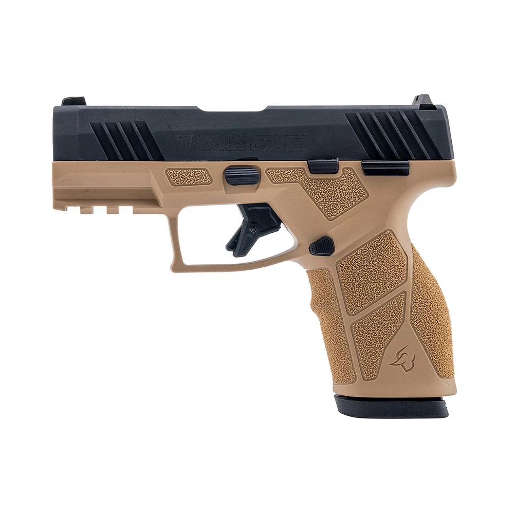 Taurus GX2 9MM Black/TAN 3.3" 10+1 Semi-Auto Pistol Taurus GX2 9MM Black/TAN 3.3" 10+1 Semi-Auto Pistol