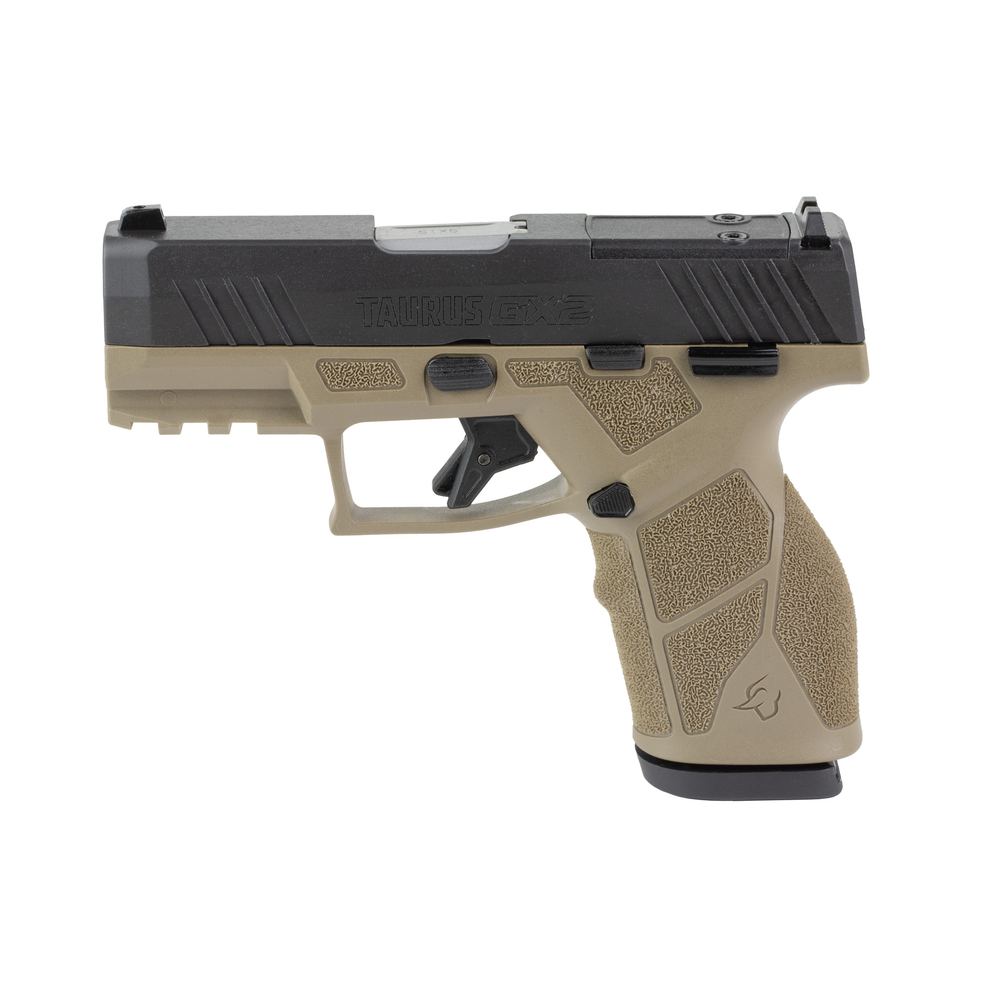 Taurus International Inc. Taurus Gx2 Toro 9mm FDE/black 3.3" 13+1 Semi-Auto Pistol