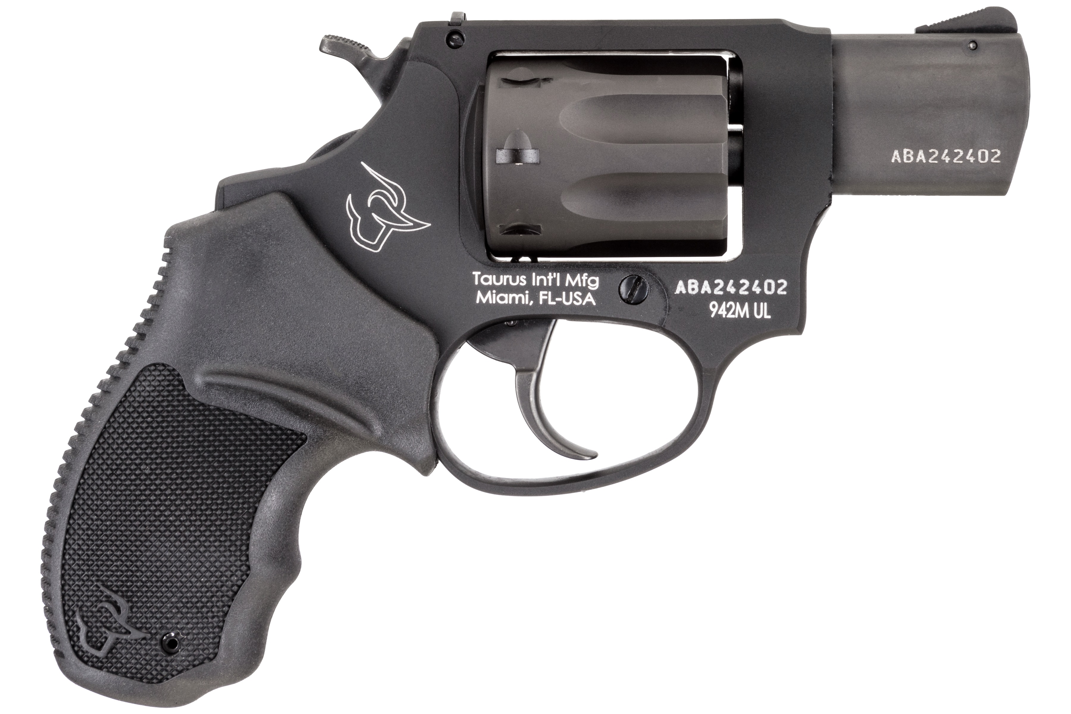 Taurus International Inc. Taurus 942 Ultra Lite Handgun .22 WMR 8rd Capacity 2" Barrel Black Finish