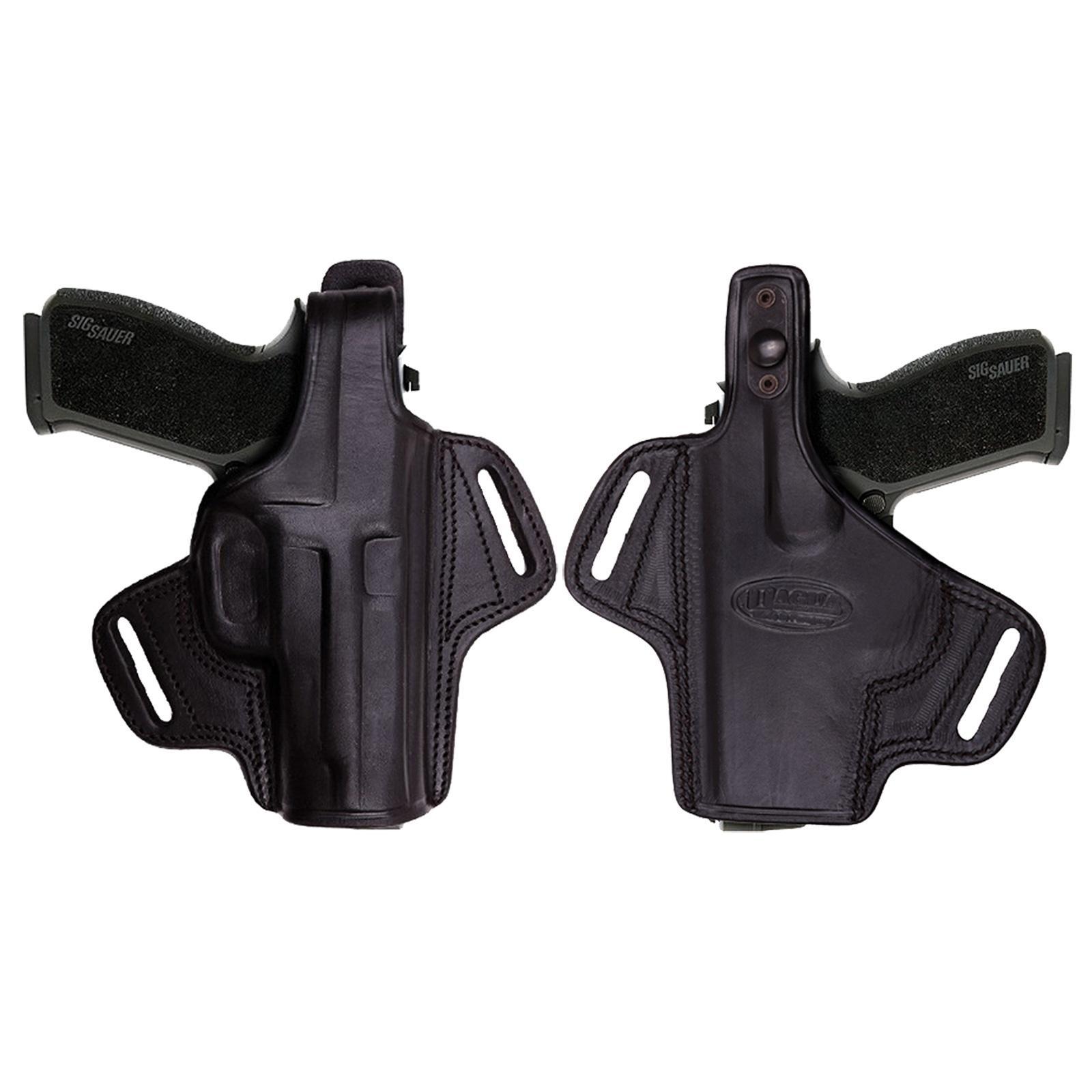 Tagua Gun Leather Tagua Gunleather Thumb Break Belt Holster for Glock 19/23/32/38 Black Right Hand