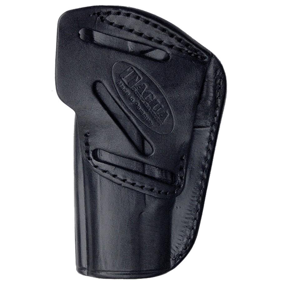 Tagua Gun Leather Tagua 4 in 1 IWB Holster without Thumb Break Taurus Millennium Pro Black Right Hand